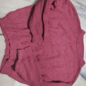 Woolen Pink Sweater