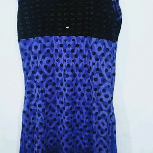 Royal Blue Sleeveless Kurta