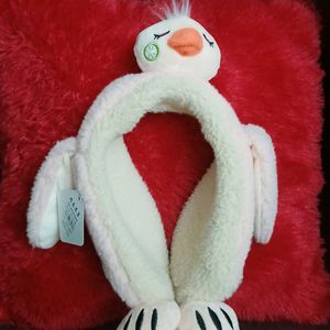 Penguin Flying Ears Soft Winter Plush Earmuff