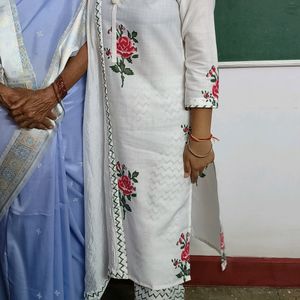 White Kurti