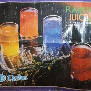 Juice Set with 6 Glasses & Tray