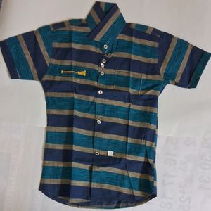 Boys cotton half hand Shirts For 7-8 Years. Set Of