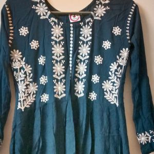 Blue Long Kurta For Women