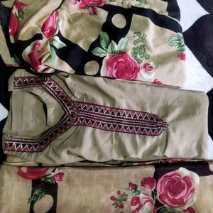 Printed Salwar Suit With Duptta