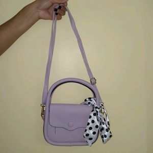 Lavender Satchel Bag