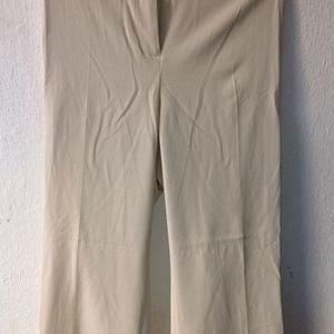 Off White Boot Cut Trouser