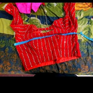 Designer Red blouse