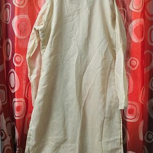 CREAM KURTA