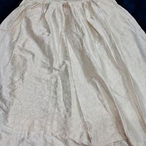 White Silk Lehenga Choli