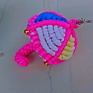 Macrame Umbrella Keychain