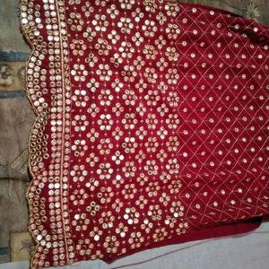 Beautiful Maroon Suit Salwar With Dupatta