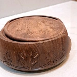 New WoodenTea Coasters Set Of 6 Antique