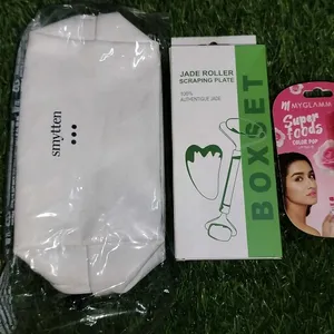 LEATHER POUCH & JADE ROLLER WITH FREE GIFT