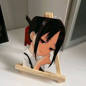 Anime Glass Painting With Stand