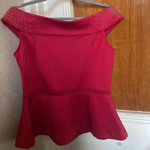 Off-Shoulder Peplum Top