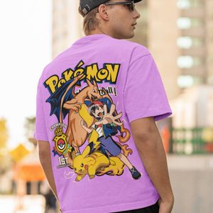 Arya-G Pokemon Oversized T-shirt Combo 5 Tees