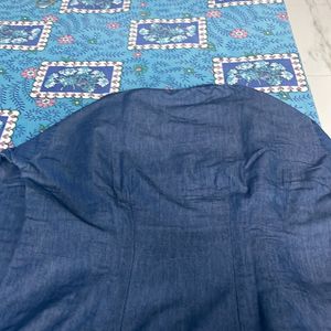 Denim Kurta