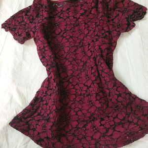 Lace cut Womens blouse