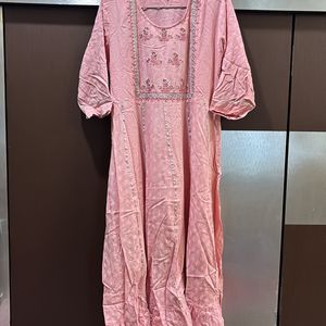 Beautiful Light Pink Anarkali