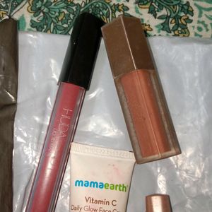 Lipsticks , Face Illuminating Cream And Eyeliner