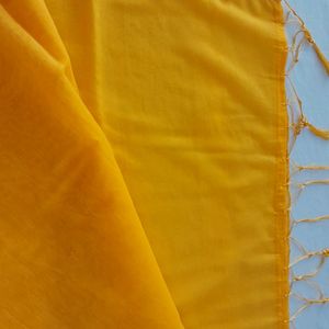 Mustard Casual Saree (Women's)