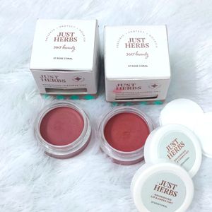 PACK OF 2 JUST HERBS LIP & CHEEK TINT