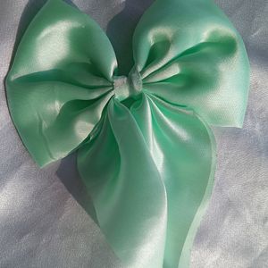 Satin Bow Clip