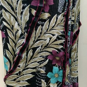 Multicolor Floral Saree