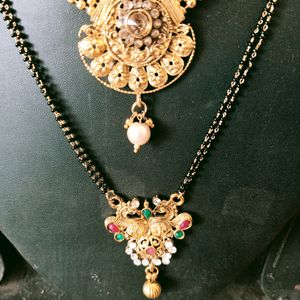 Mangalsutra+Nacklace Combo