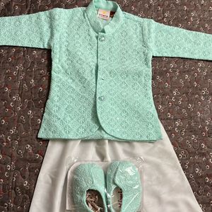 Kurta Pajama Set With Shoes