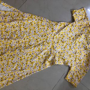 Yellow Floral Dress