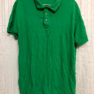 Cotton & Silk Green T Shirt