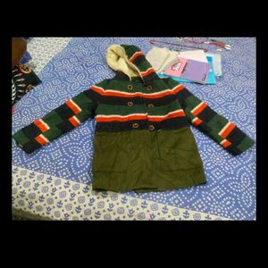 Kids Girls Winter Hoody Jacket Korean