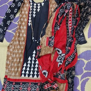 Woman Kurta Set, Used