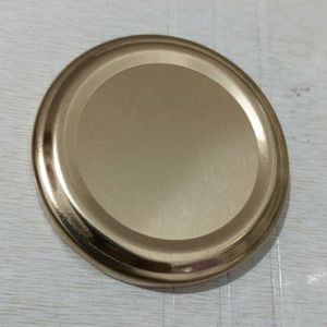 Glass Container  with Golden Lid