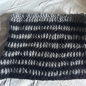 Grey Black Cat Ear Beanie