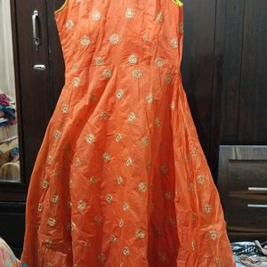 Beautiful Cotton Silk Princes Gown