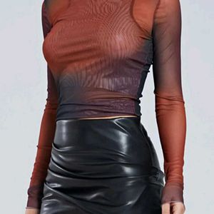 Mesh Full Sleeves Top