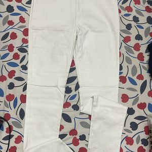 White jeggings