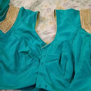 Sarees With Stitch Blouse