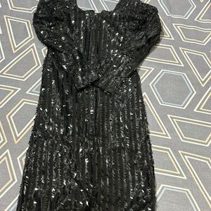 Black Shimmer Dress