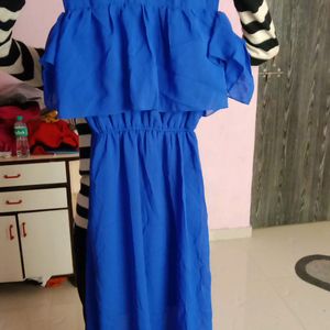 Blue Classy One Piece With Pant