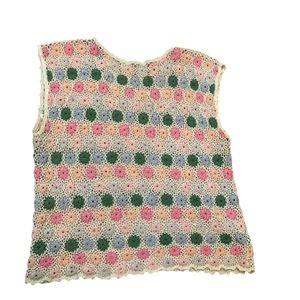 Crochet Multipul Colour Top For Sale