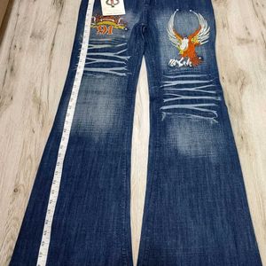 Sc5057 Crude Bootcut Jeans Waist 32