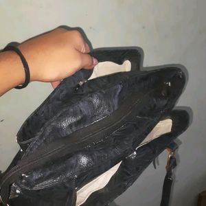 Handbag - Black/Dark Grey