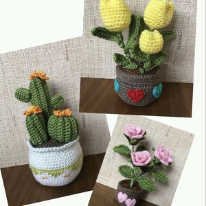 Crochet Pots