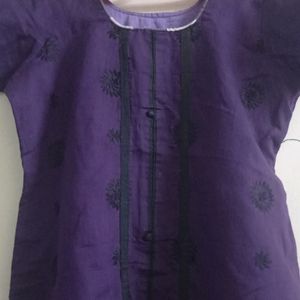 Purple Kurta