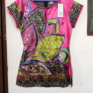 Printed Multicolored Top For Women