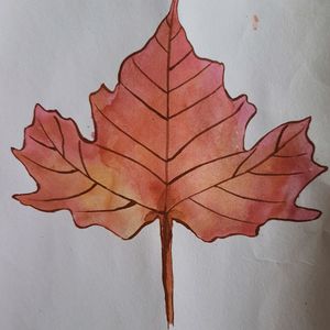 leaf painting 🍁