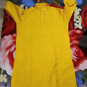 🟡yellow  Kurta For Men/ Boys